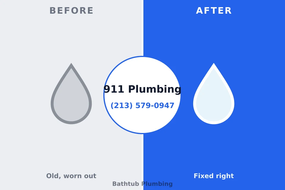 Before and after: plumbing repair Smithville, OH